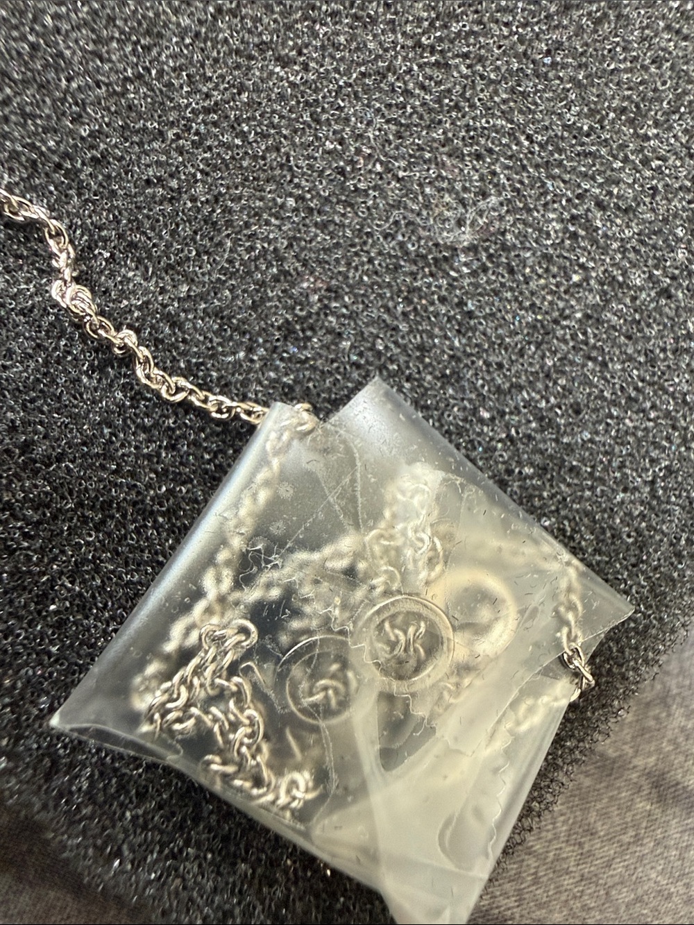 DISNEY 100 PLATINUM 925 STERLING SILVER MINNIE MOUSE EARS HEADBAND NECKLACE - Picture 4 of 8